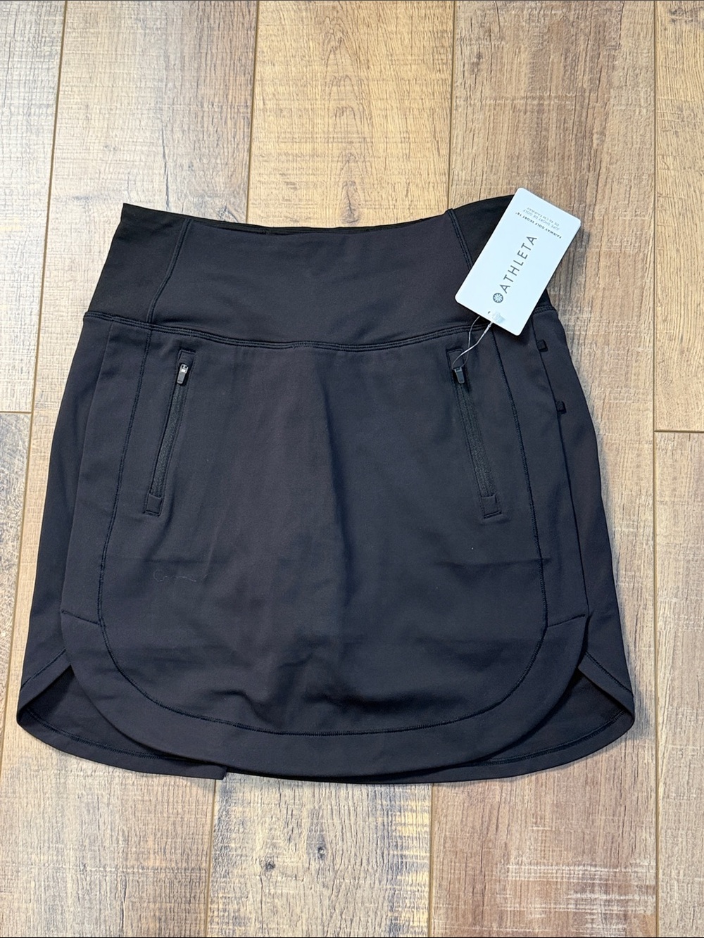 Athleta Fairway Golf Skort 18” Black Size XS NWT - Picture 2 of 11